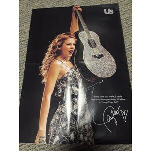 Taylor Swift Us Weekly Jump Then Fall 15''x21'' Collectable Pullout Guitar Poste